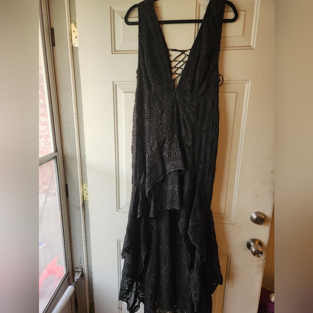 Free people , size 12, stunning sexy black dress